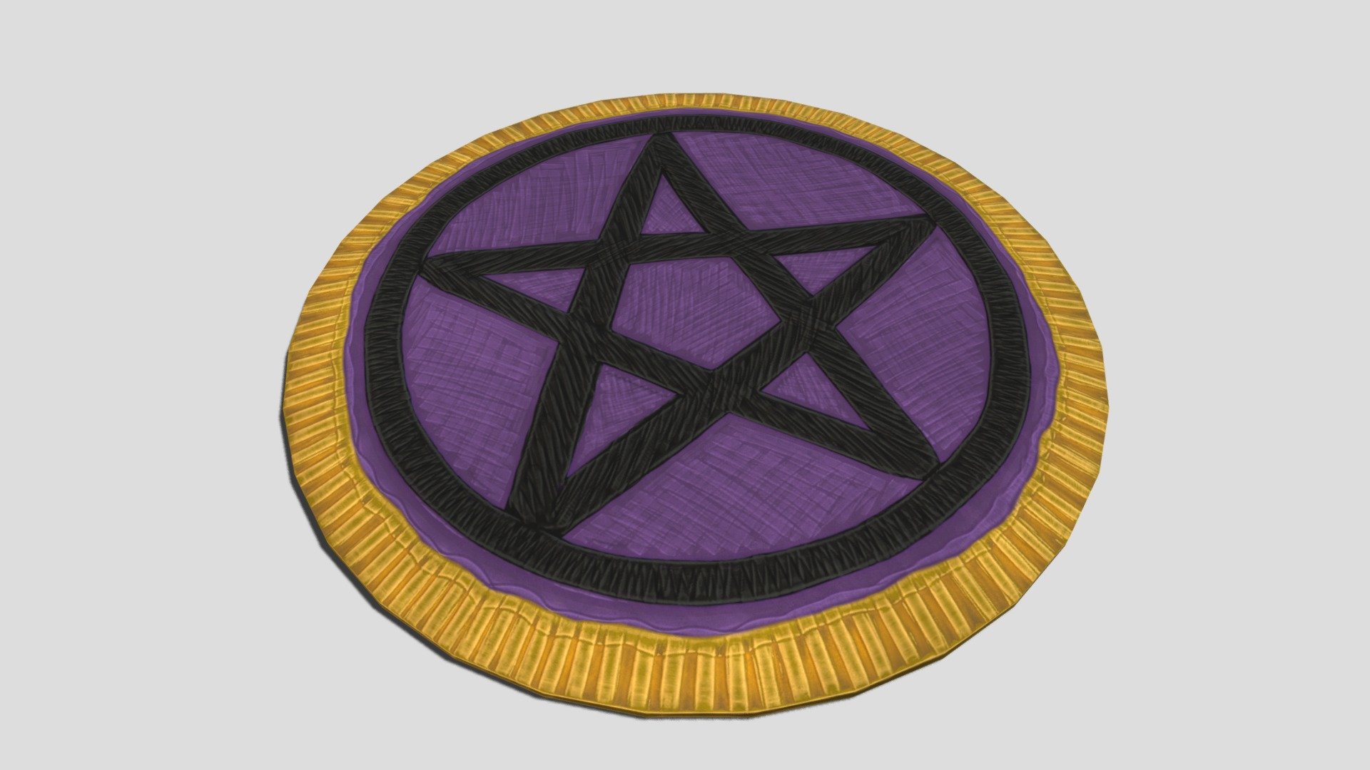 Carpet with Pentagram - Buy Royalty Free 3D model by enyagerber ...