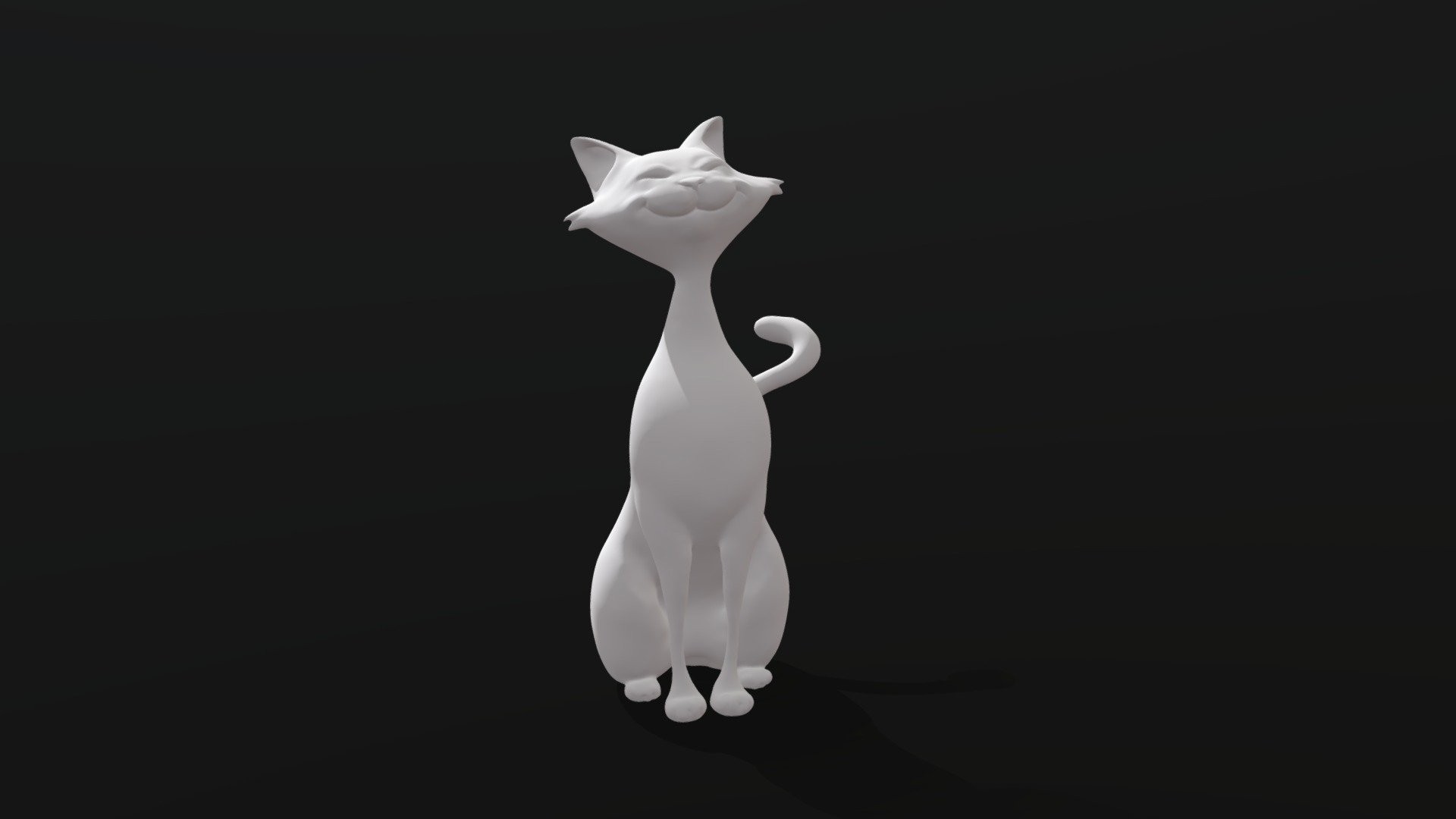 Smug Cat - 3D model by psykojello [6c194bc] - Sketchfab