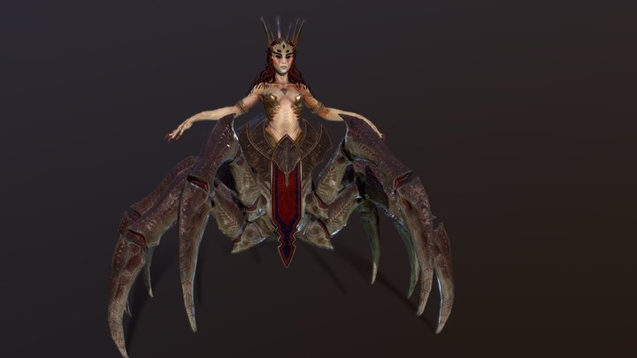 Spider Queen 3D Model