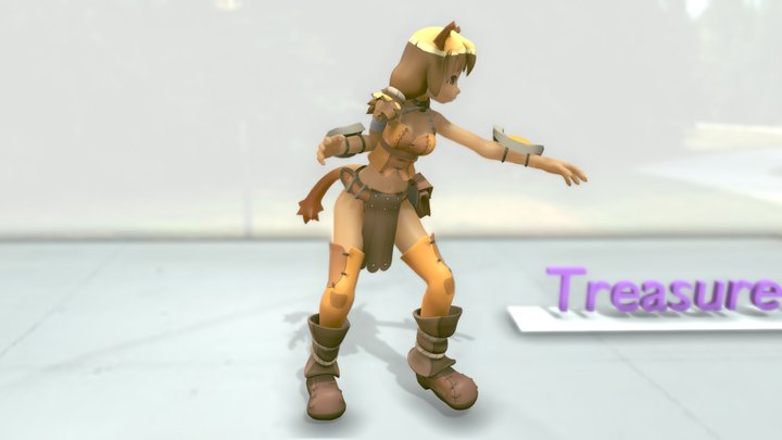 Treasure Dance animation 💃 3D Model