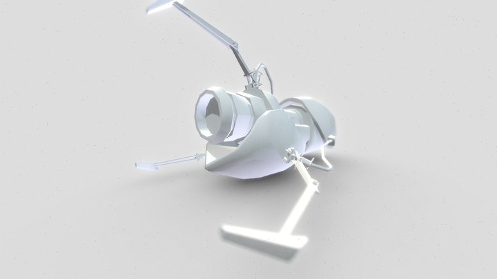 Portal_Gun stl 3D Model