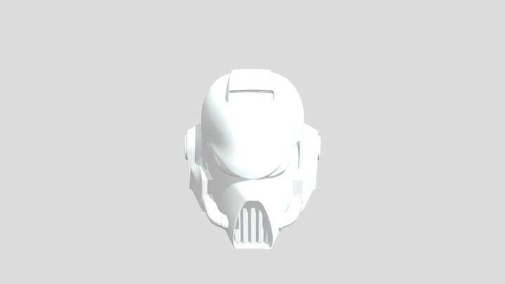 SpaceMarine Mask 3D Model