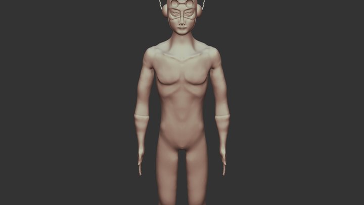 Kid Flash 3D Model