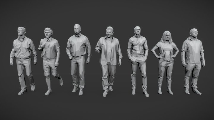 3d People A 3d Model Collection By Ready Iqmetrixstores Sketchfab