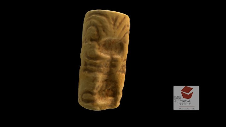 Mesopotamian Cylinder Seal 3D Model
