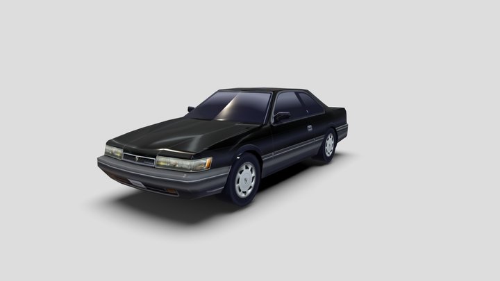 Nissan Leopard (F31 Black) 3D Model