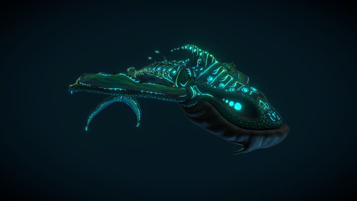 Mystic abyss Whale 3D Model