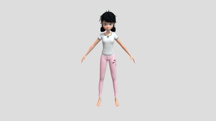 Marinette_Casual 3D Model