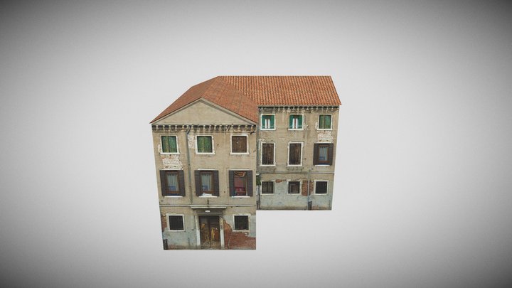 Venice Apartments Building 3D Model