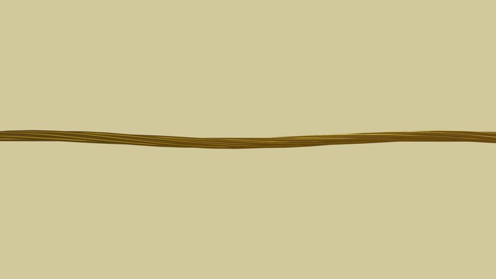 CABLE CU DESNUDO 3D Model