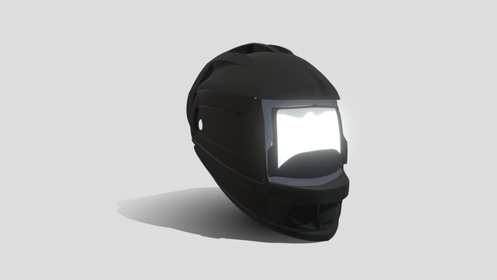 Flip Up Welding Helmet 3D Model