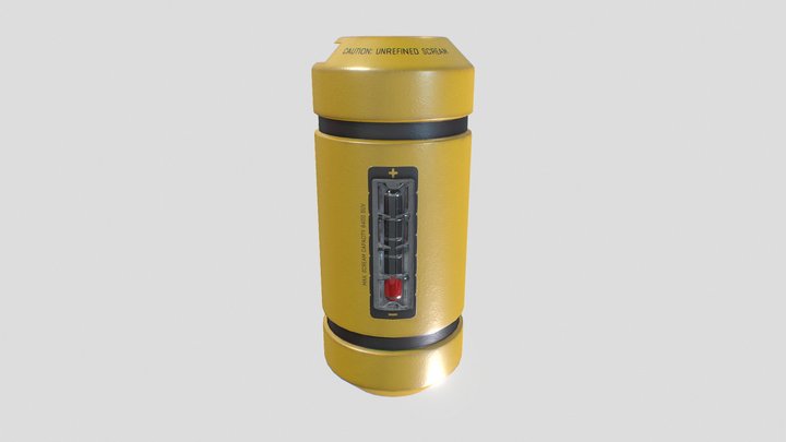 Monsters INC. scream canister 3D Model