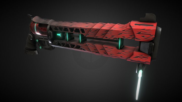 SCIFI Pistol 3D Model