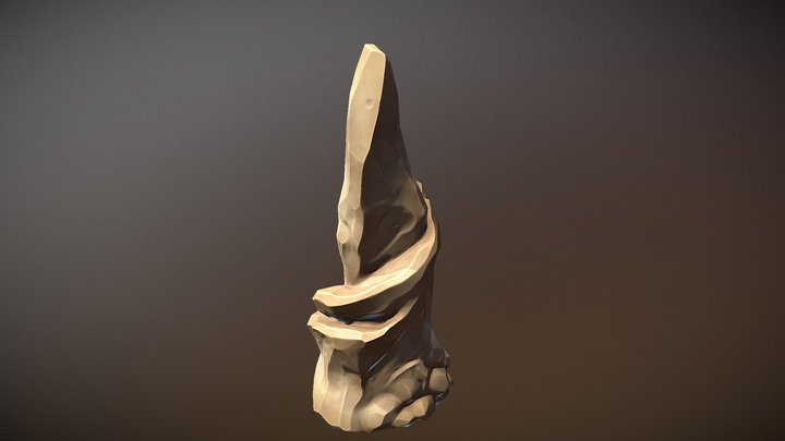 Stalgmight-esque Rock 3D Model