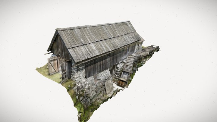 Sawmill in Trenta, Slovenia 3D Model