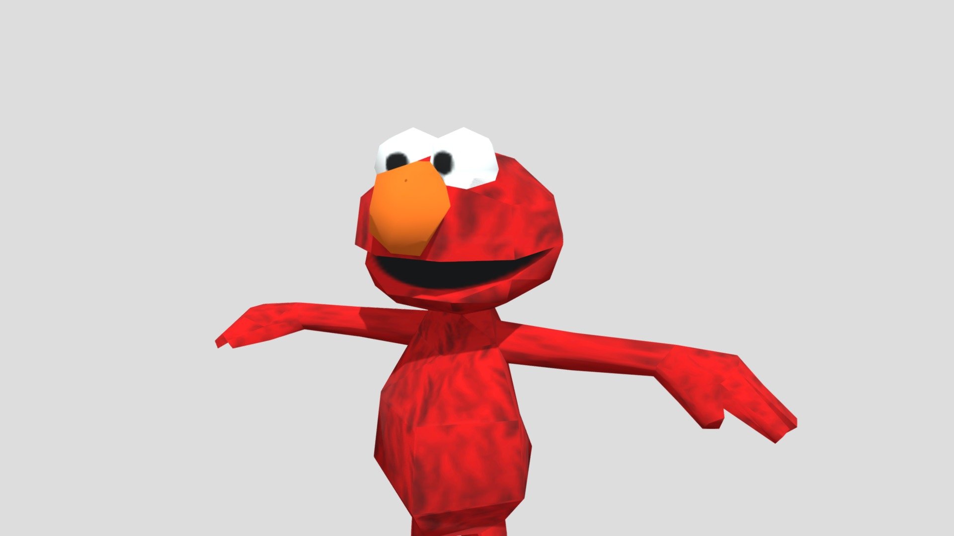 elmo (RIGGED) - Download Free 3D model by JadeandPals [6c29cf5] - Sketchfab