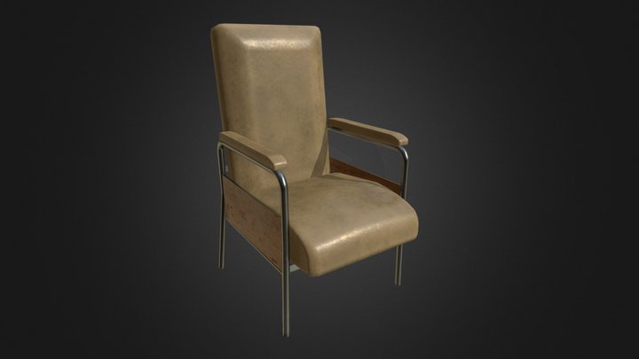 Hospital Chair 3D Model