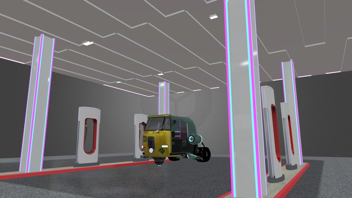 Autorickshaw 3D models - Sketchfab