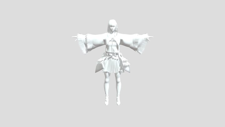 girl-witch 3D Model