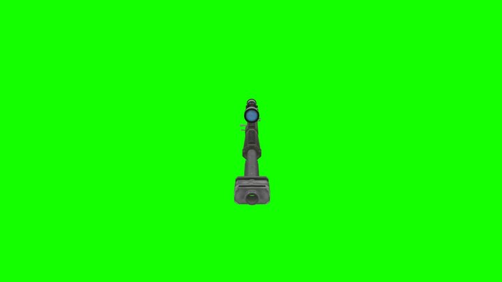 50 Cal sniper 3D Model