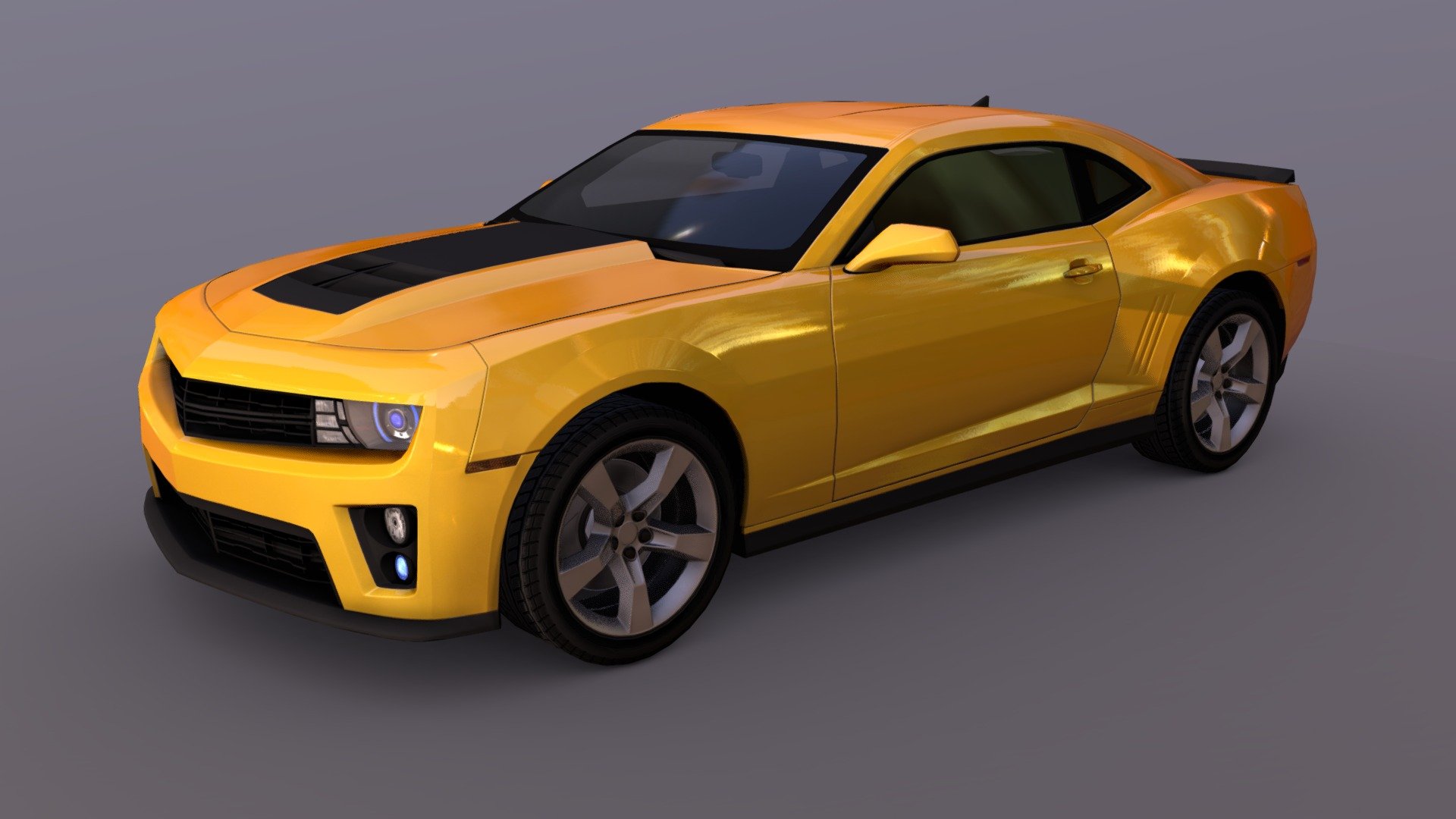 Chevrolet Camaro (LowPoly) - Buy Royalty Free 3D model by Aglobex  (@aglobex3d) [6c2b12a]