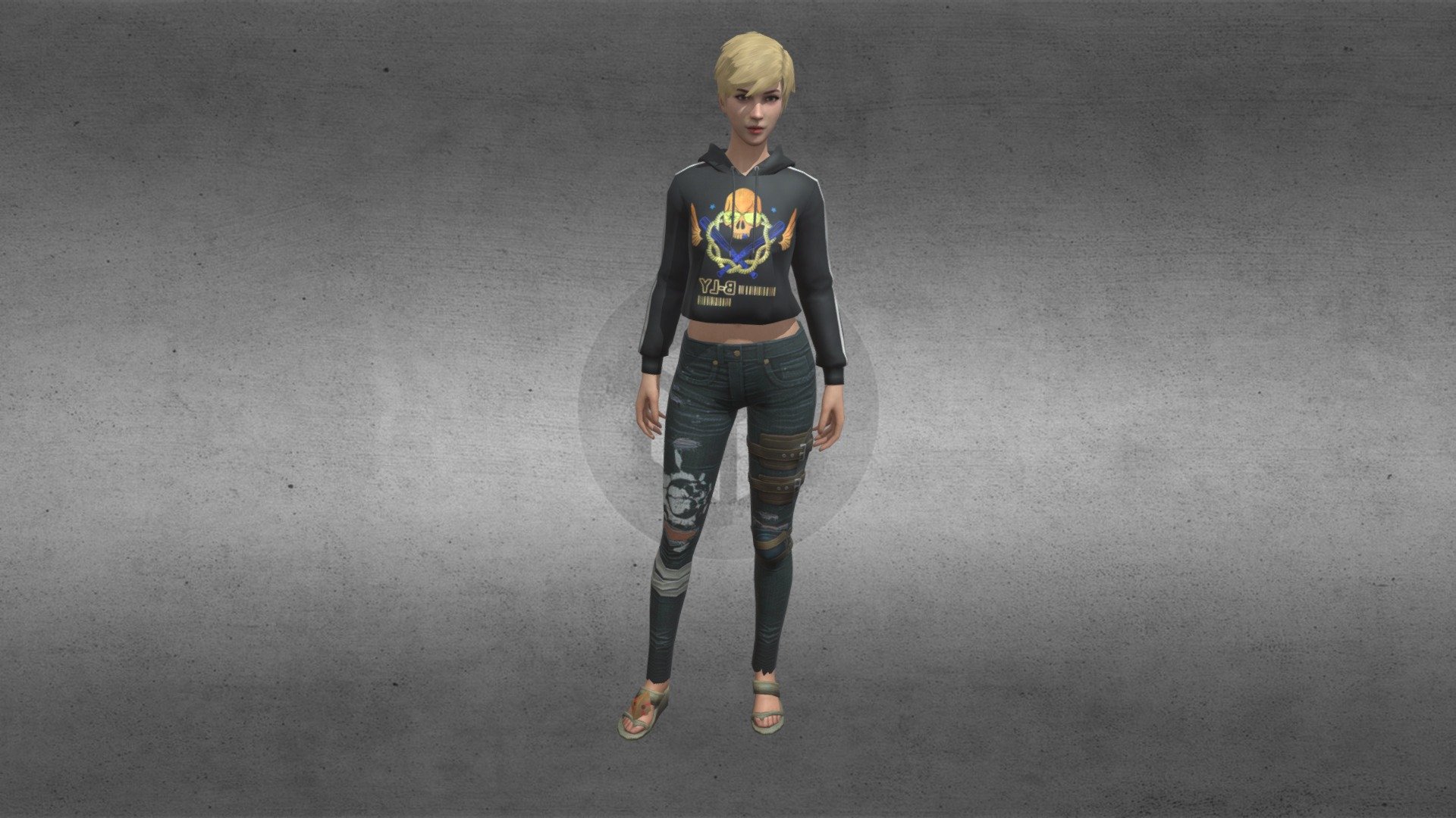 freefire female character by pace gaming