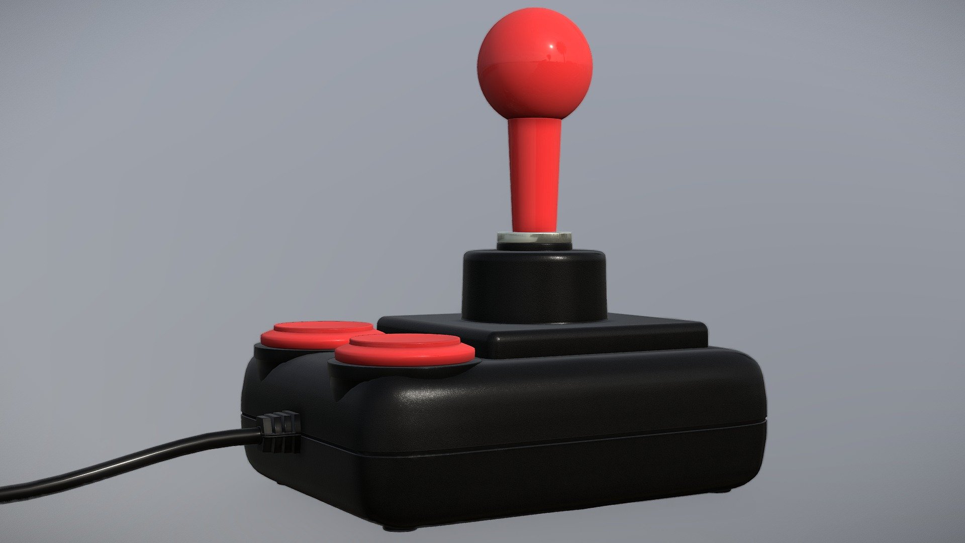 Retro Pro Joystick - Buy Royalty Free 3D model by 3Dee (@mellydeeis ...