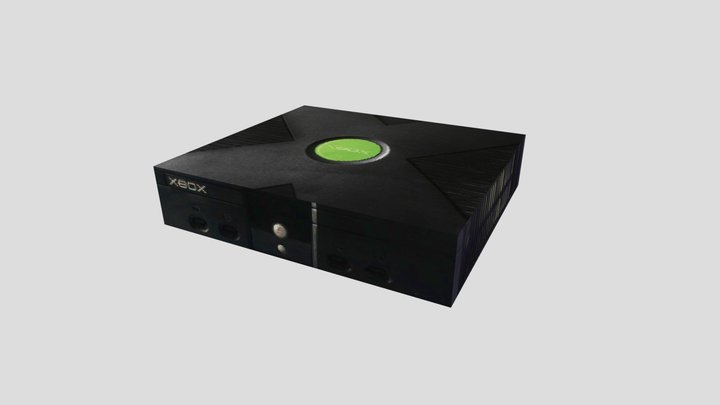 Xbox Original low poly – Modèle 3D gratuit STL