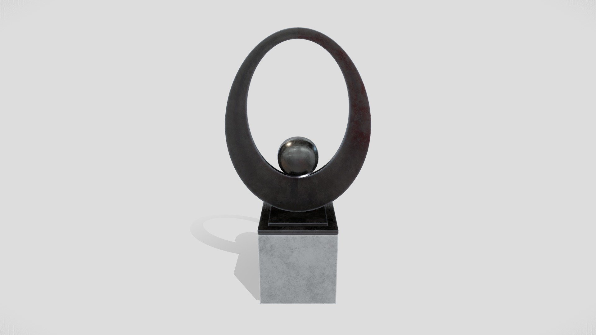 Modern Abstract Metal Art Sculpture 10 - 3D model by gogoskilla ...