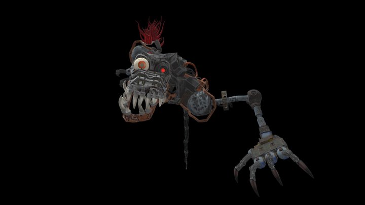FNAF : Security Breach : Ruin : Ruined Monty 3D Model