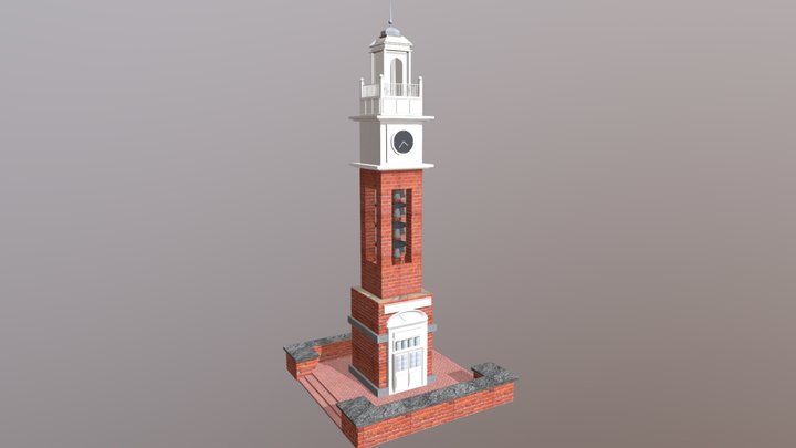 JieLi_ BellTower 3D Model