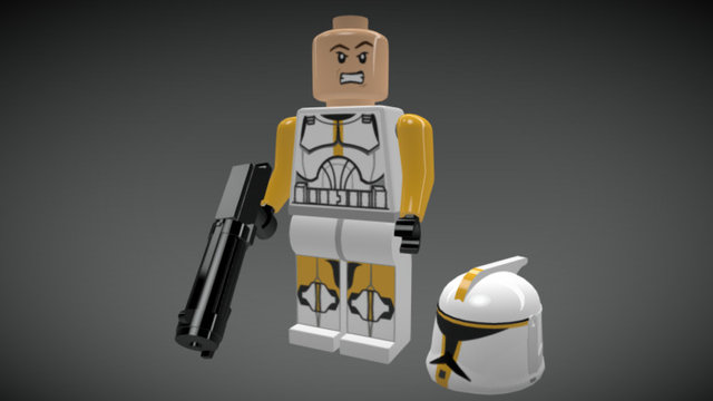 Lego Trooper 3D Model