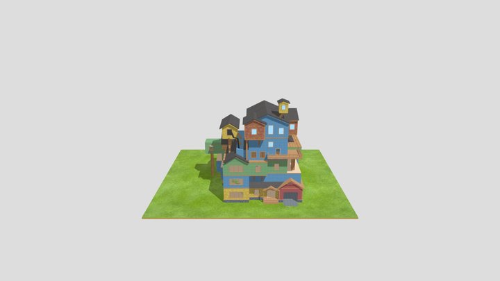 Casa angry neighbor 3D Model