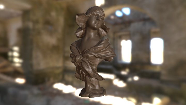 3D Scan of Swinging 20s Bust 3D Model