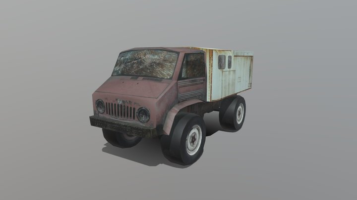 Half Life 2 beta Truck – Modello 3D gratuito STL