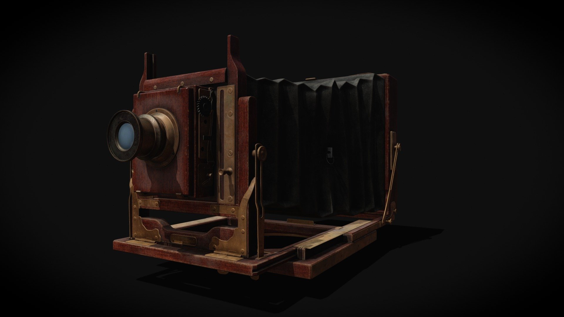 Victorian Bellows Camera - 3D model by arnoup (@arnoux) [6c32d3d ...