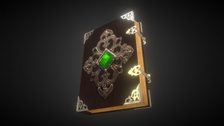 Fantasy Book 3D Model