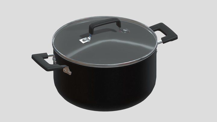 Vermicular Frying Pan 28cm with Lid - 3D model by afterwork-grocery  [8a6b673] - Sketchfab