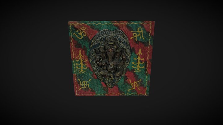Ganesha Wall Hanging Showpiece 3D Model