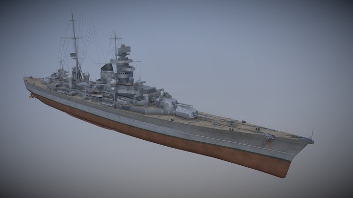 Prinz Eugen 3D Model