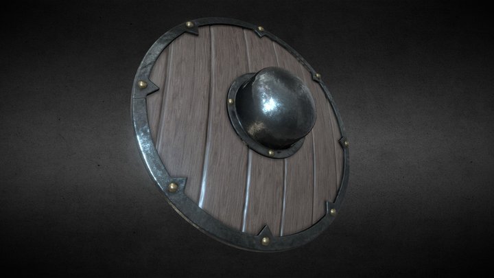 Viking Shield 3D Model - PBR Ready 3D Model