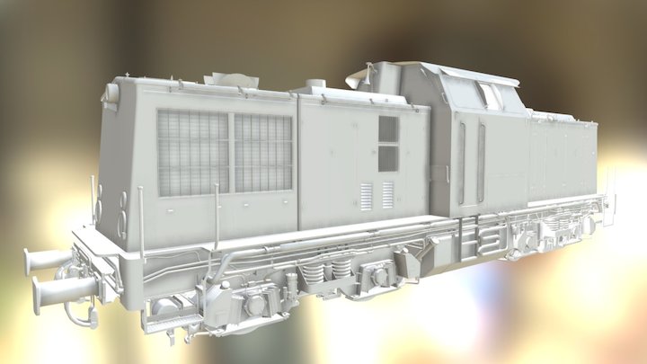 Br 114 der DR 3D Model