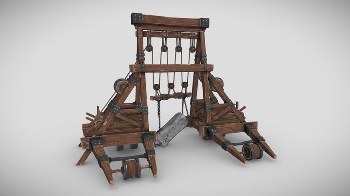 Stone Lift B 3D Model
