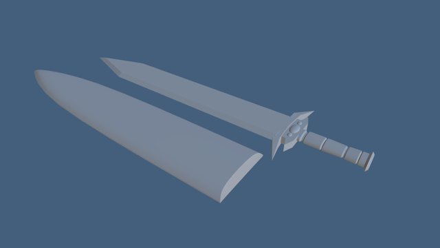 Sword WIP 3D Model