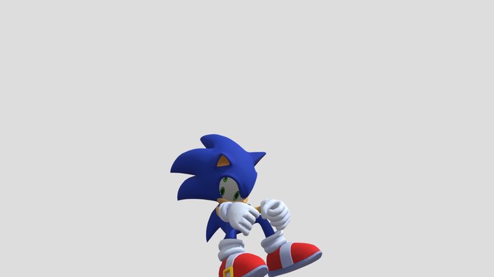 Sonic (Sonic Racing Crossworlds) 3D Model