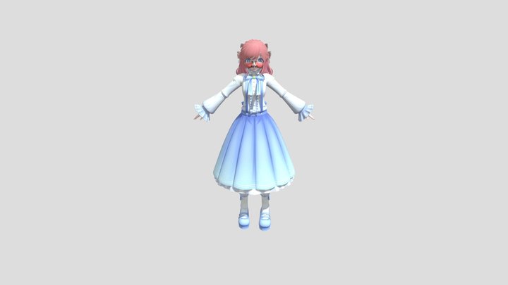 Generic human female 3D Model