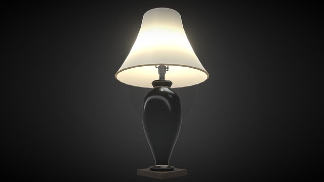 Table Lamp 01 3D Model