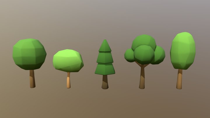 Trees 3D Model