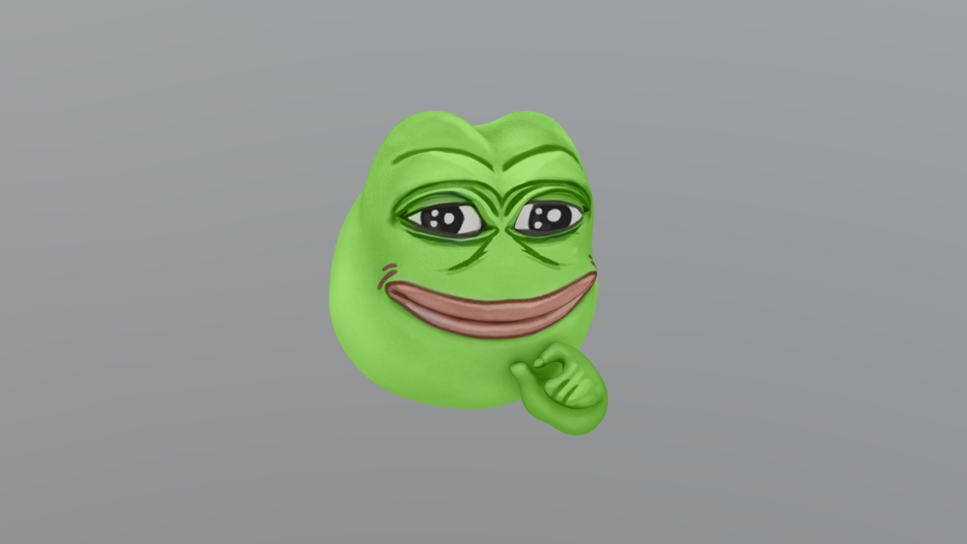 Pepe the Frog 3D model by Lufey (Lufey) [6c3c281
