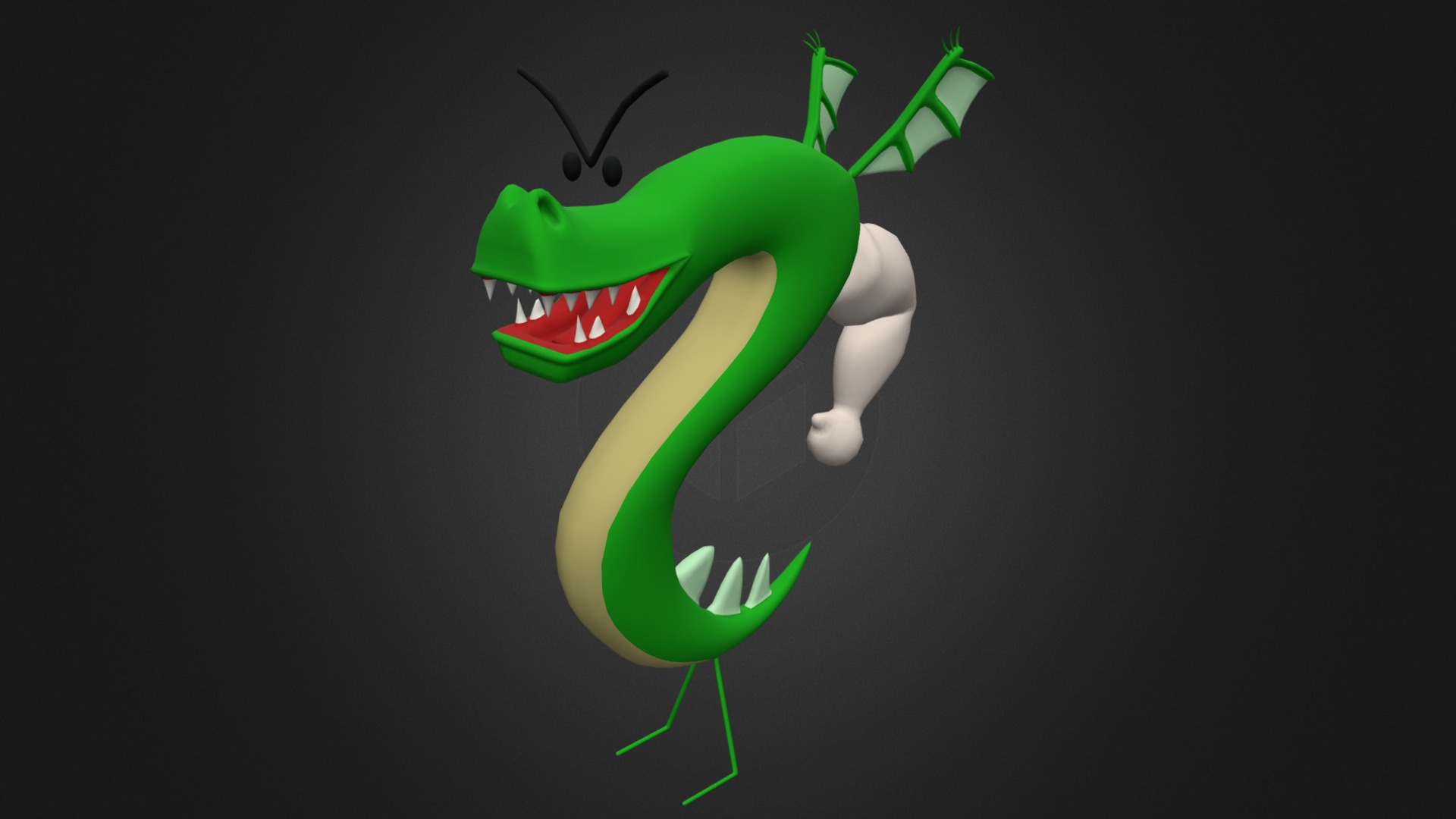 Trogdor - Download Free 3D model by Antonio Gloria (@agloria87 ...